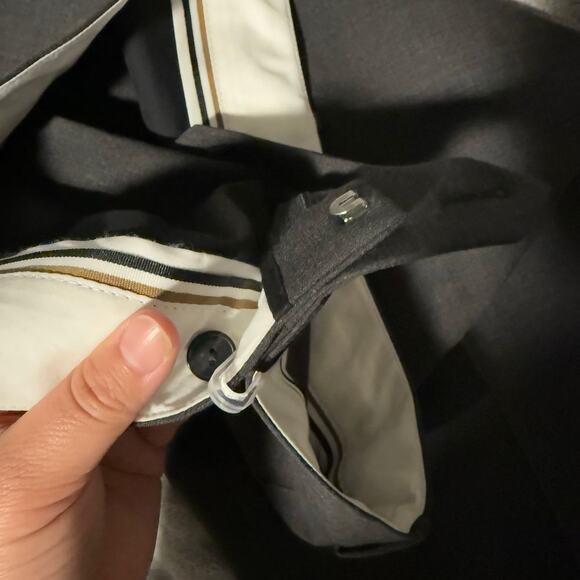 Boss Hugo Boss Tiluna Wool-Blend Pants, Grey, 10 - Picture 6 of 8